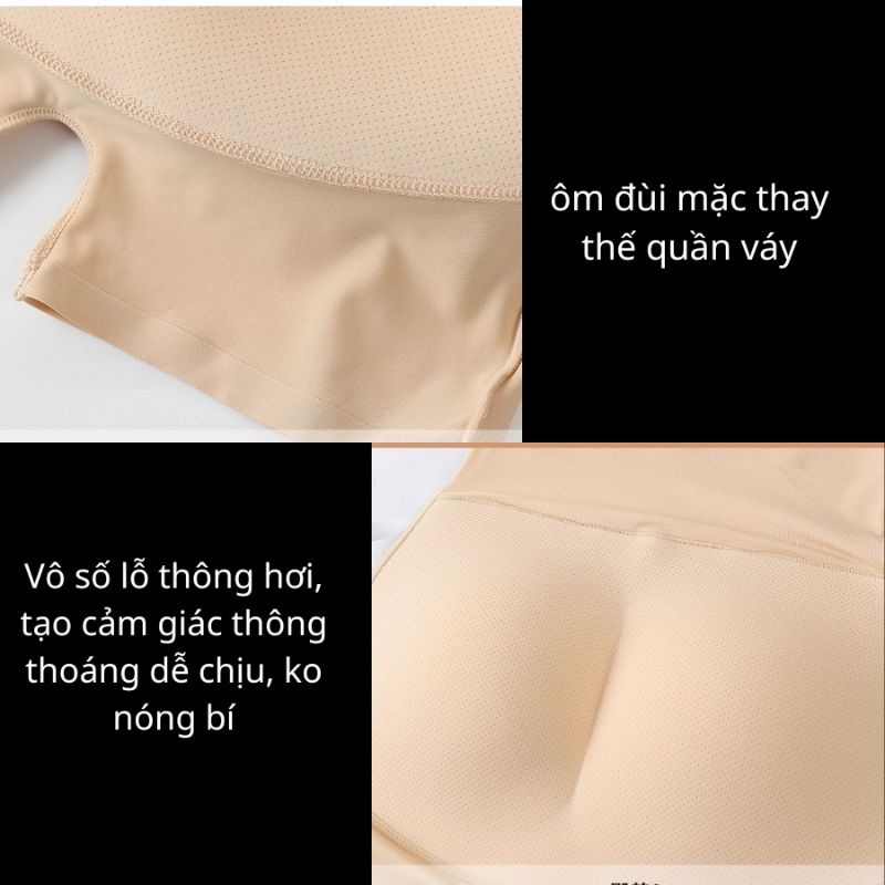 Quần độn mông , quần nâng mông gen bụng dáng đùi mỏng, mềm , đúc liền không xô dịch , không lộ viền mông hàng loại 1