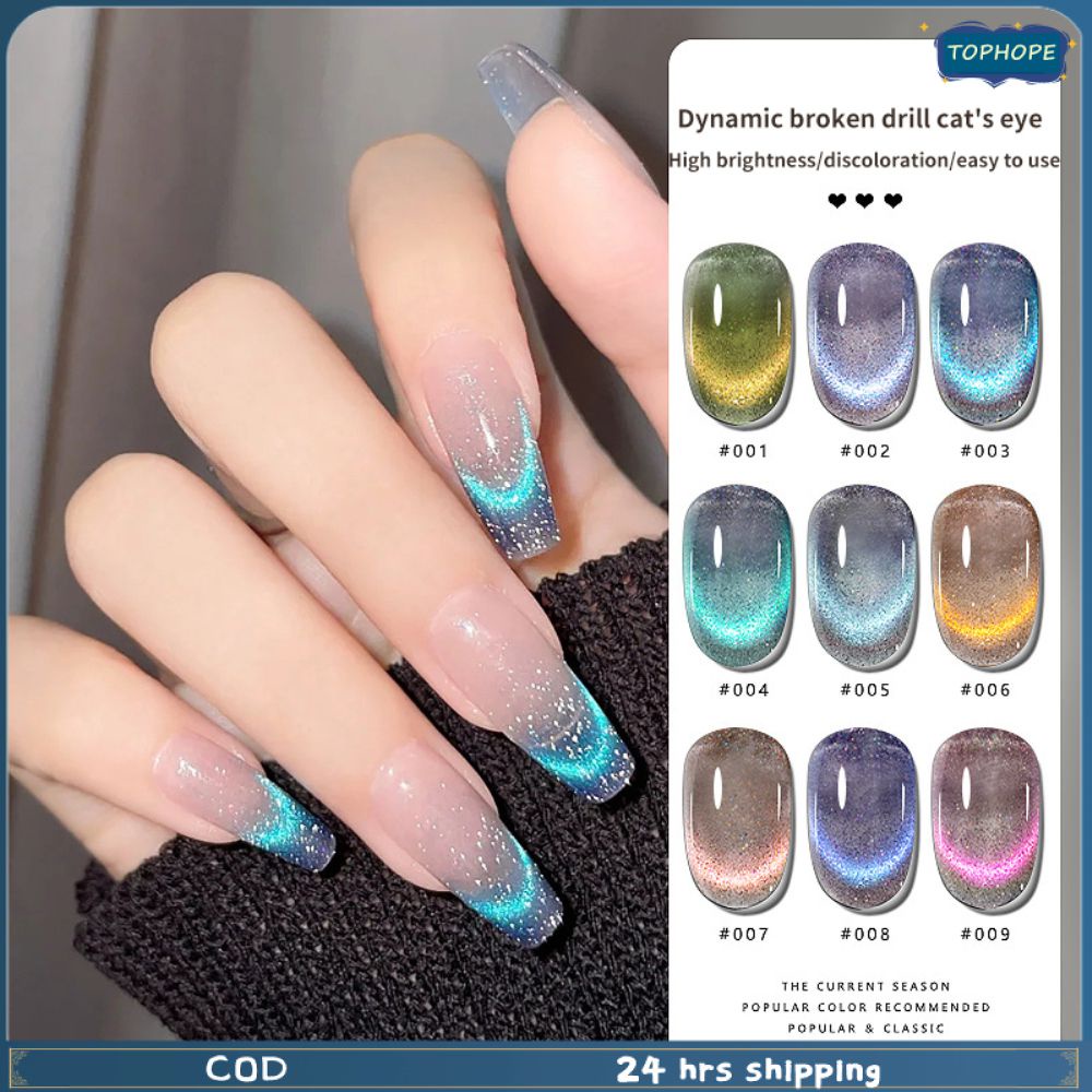 Gel sơn móng tay ANNIES tạo kiểu mắt mèo lấp lánh sấy khô bằng đèn thời trang thu đông