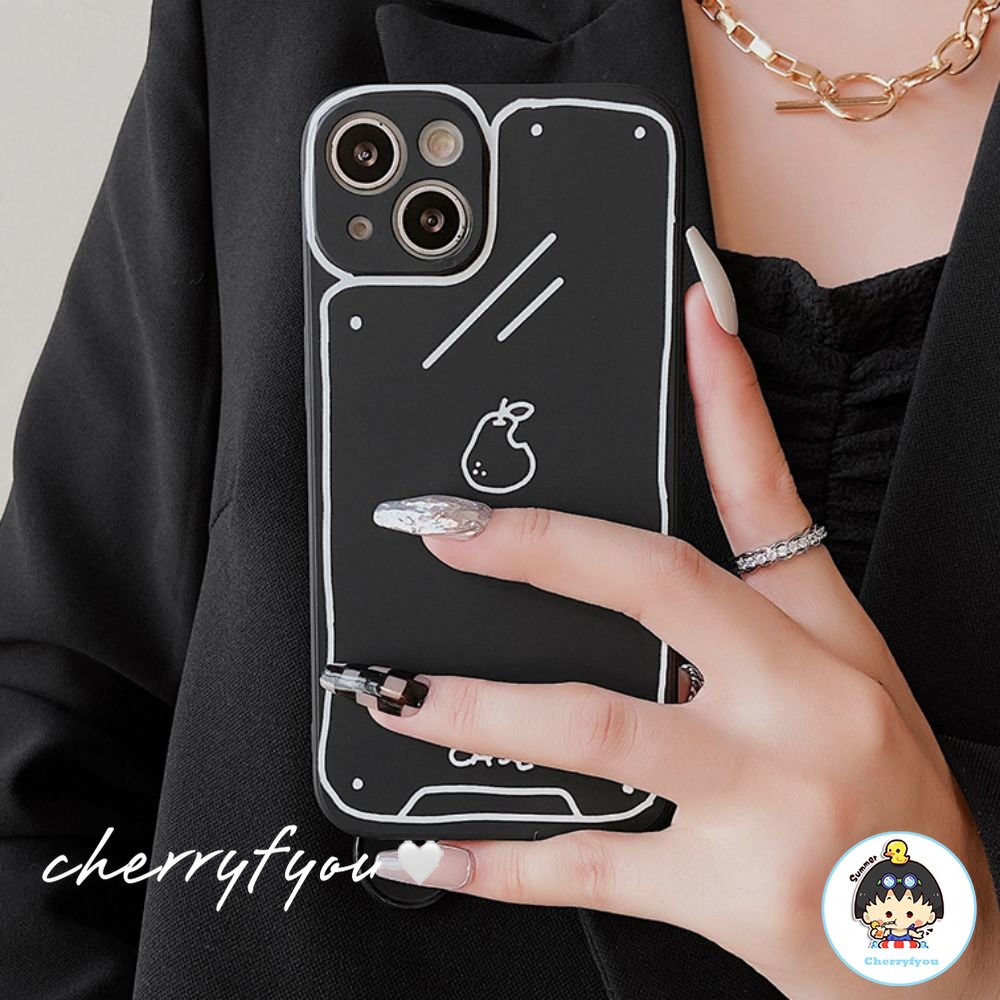 Ốp điện thoại TPU dẻo họa tiết trái cây phong cách Hàn Quốc thích hợp cho IPHONE 13 12 11 PRO MAX X XR 8 7 PLUS