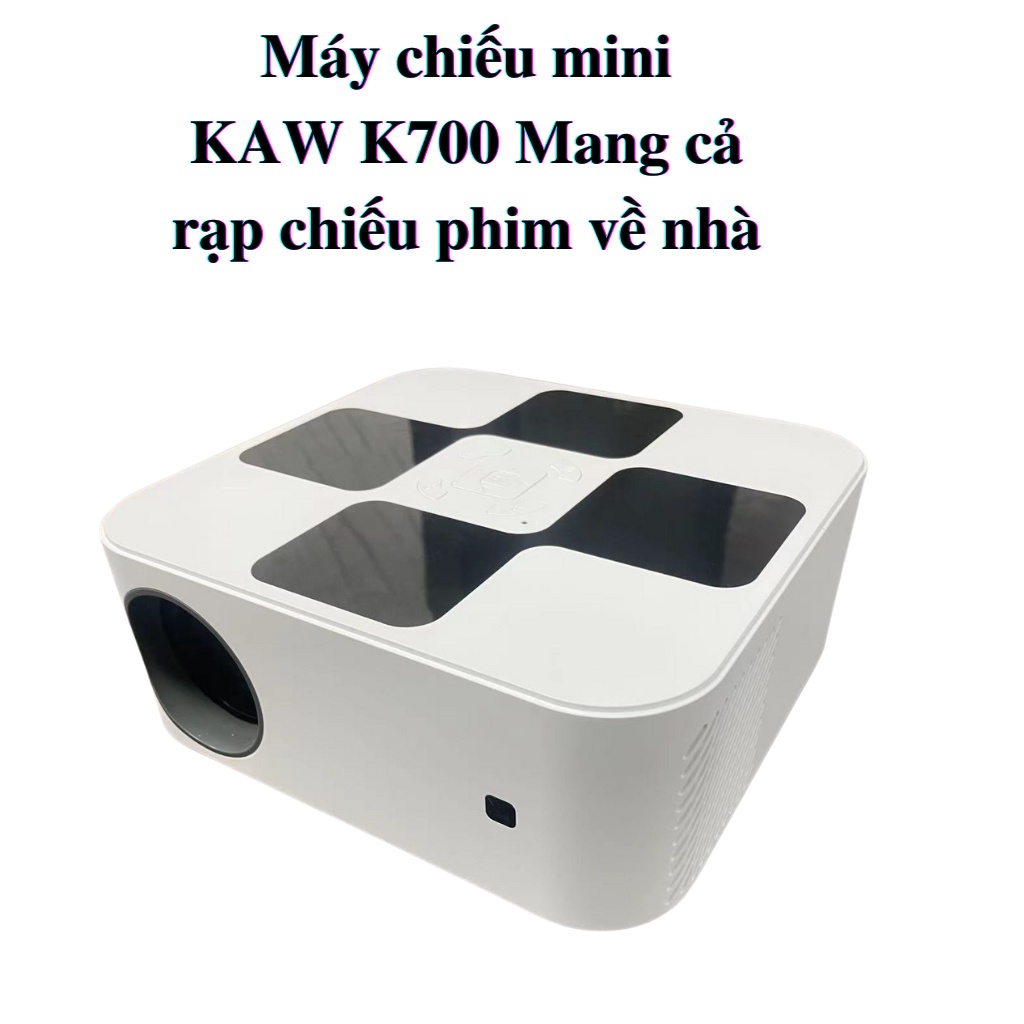 Máy Chiếu Phim Mini KAW K700 Kết Nối Cho Điện Thoại, Góc Ống Kính Rộng Full HD 1080