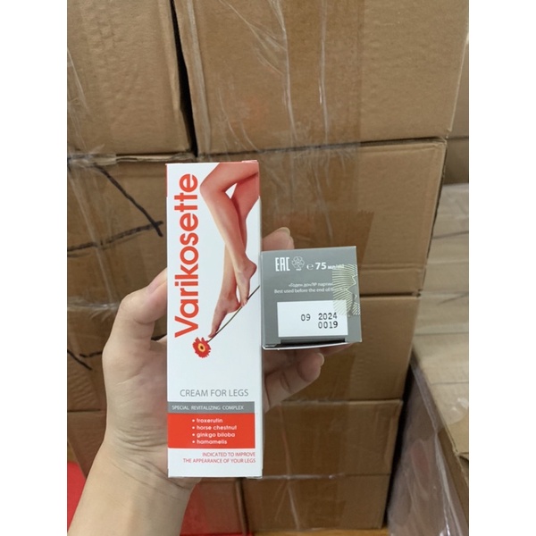 Kem Varikosette giảm giãn tĩnh mạch Nga