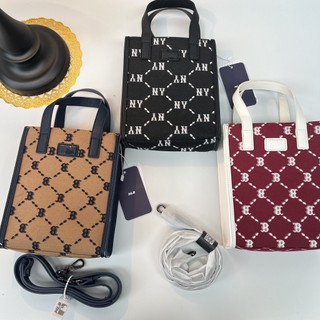túi xách tay + đeo chéo mlb size 17*6*20cm logo kim loại ha