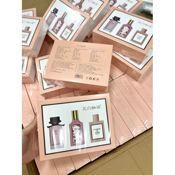 Set 3 chai nước hoa nữ G.C mini thơm lâu phiên bản mini cao cấp Xiaomimi