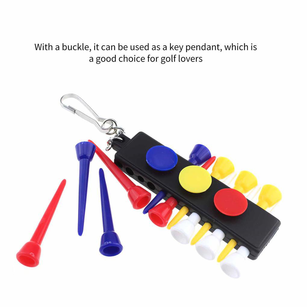 Bộ 12 Giá Đỡ Bóng Golf Bằng Nhựa Đa Năng Tiết Kiệm Không Gian Cho Người Mới Bắt Đầu