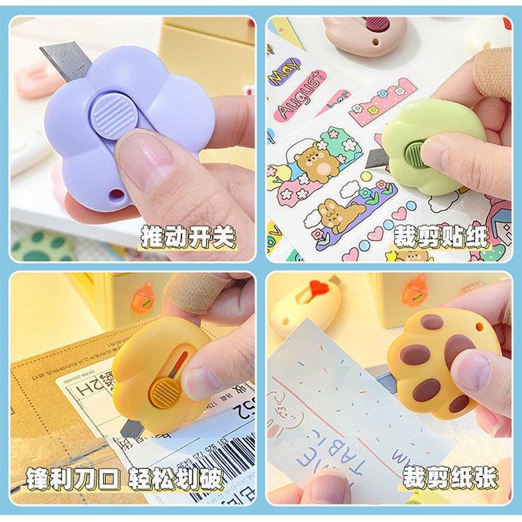 Năm loại lựa chọn Dao dễ thương Máy cắt nhỏ Máy cắt giấy Máy cắt bưu kiện Dao nghệ thuật Đồ dùng học tập