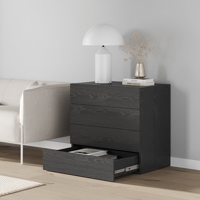 NOVA, Tủ đựng đồ lưu trữ 4 ngăn kéo size lớn DRA_075, 108x48x72cm, tủ gỗ Scandi Home