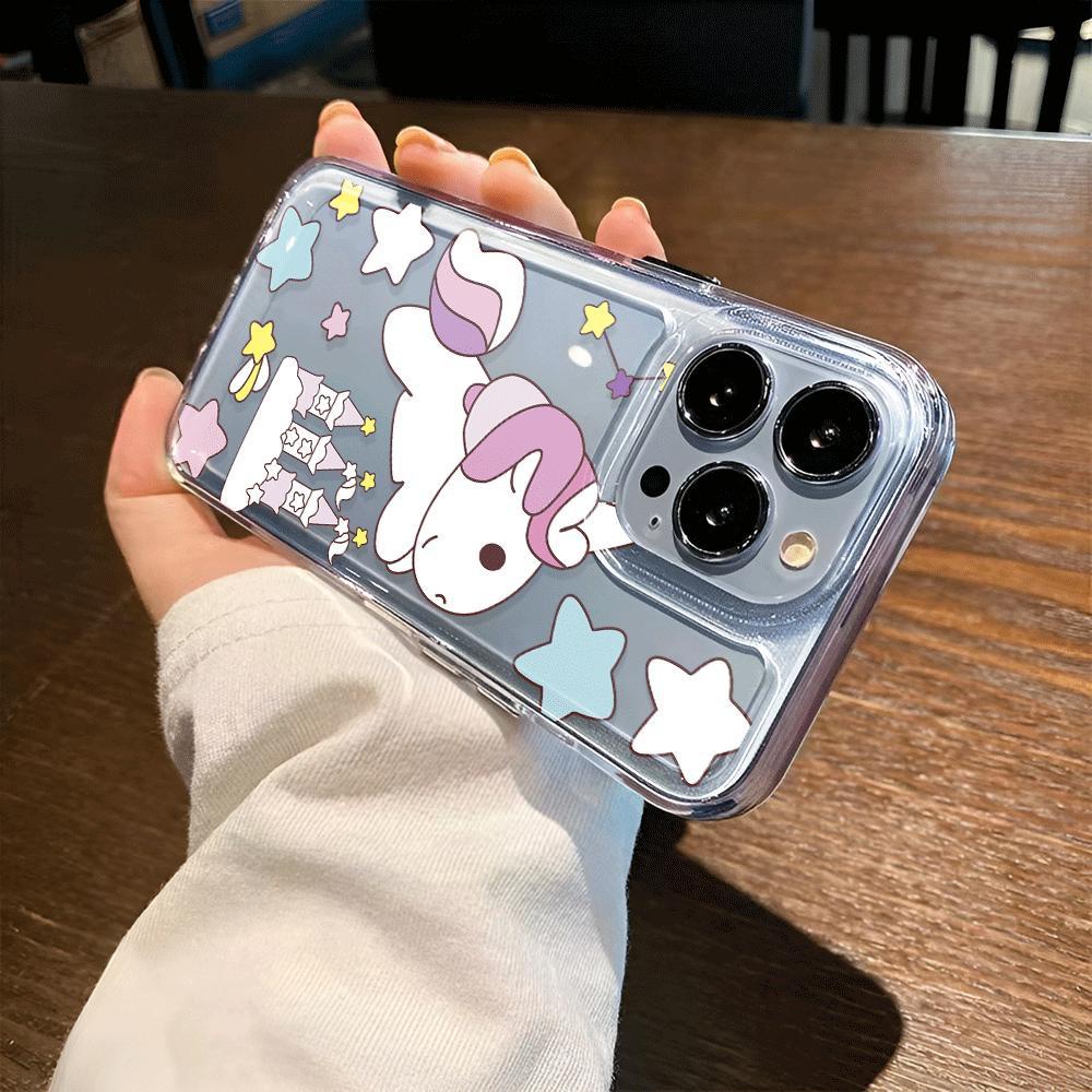 Ốp Điện Thoại Trong Suốt In Hình Kỳ Lân Cho iphone 14promax 13 12 11 7Plus 7 8 X XR XSMax