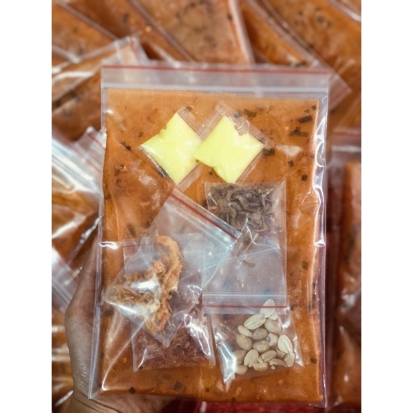 Bánh tráng dẻo tôm bơ khô gà giá siêu min