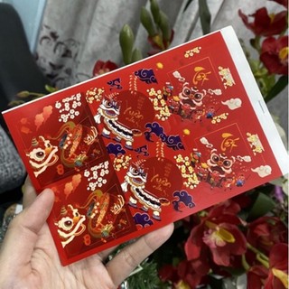 Tem Tết Decal dán chúc mừng năm mới 2024 - Sticker decor trang trí Tết Happy New Year Sticker @gocdoquyen