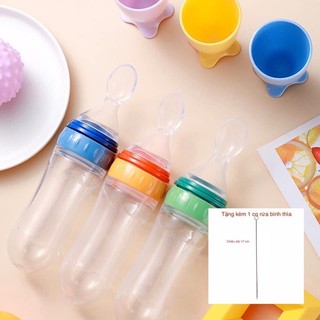 Bình thìa silicon ăn dặm cho bé 90ml