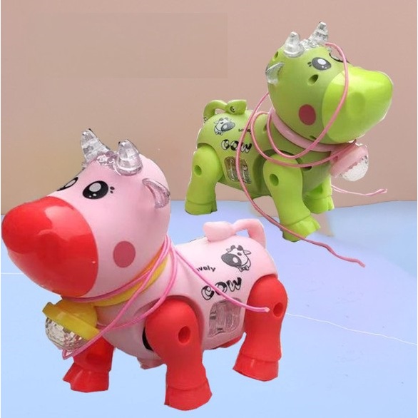Đồ chơi con bò chạy pin có nhạc cho bé