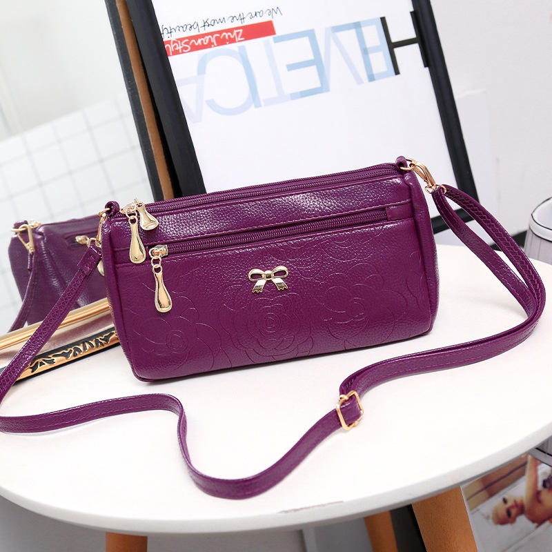 M97-Túi Xách Da PU Mềm Nhiều Ngăn Phong Cách Retro Thanh Lịch Cho Nữ