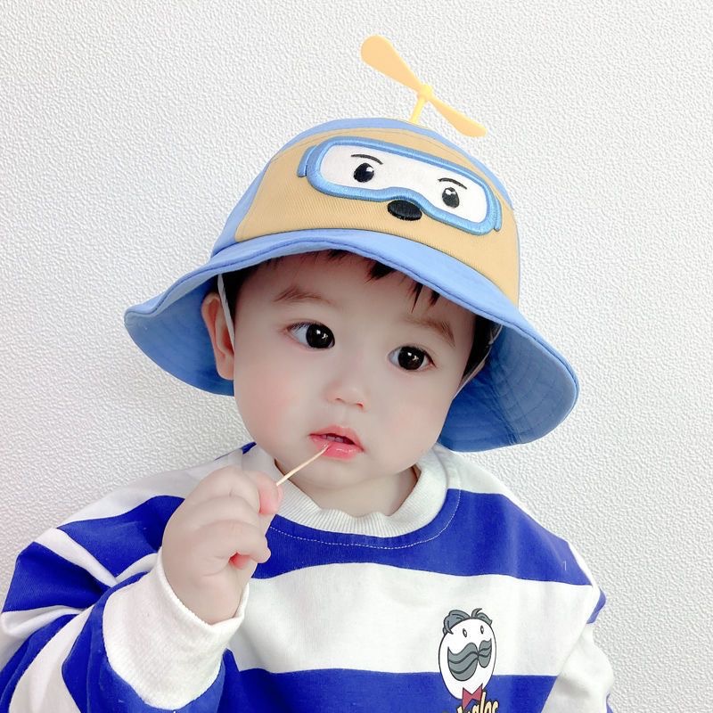 Babyfair Mũ bảo vệ mặt trẻ em Nhiều màu sắc Hình dạng dễ thương Bảo sơ sinh có thể tháo rời