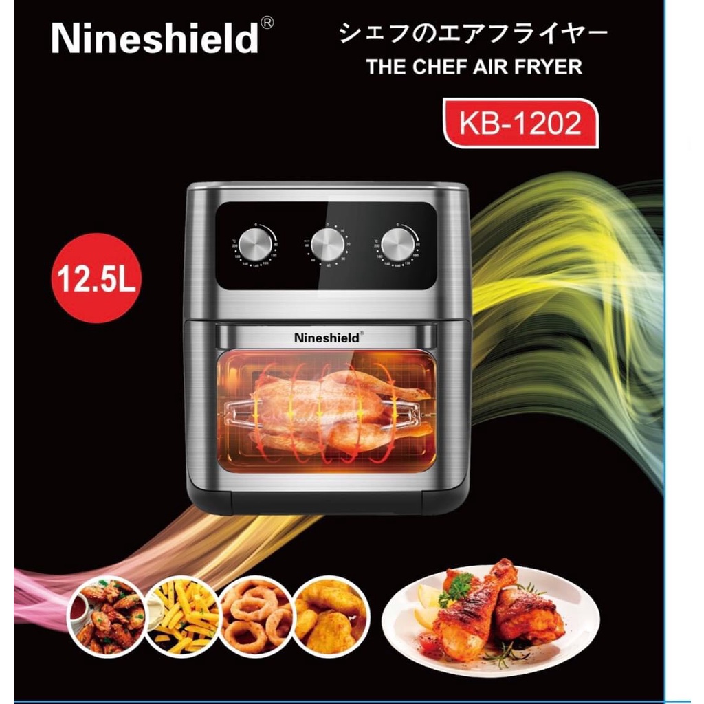 Nồi Chiên Không Dầu Sharp Q15 ĐIÊN TỬ Thái Lan, Dung tích 15L công suất 2000W To và Rộng, Mặt Kính Dễ Quan Sát
