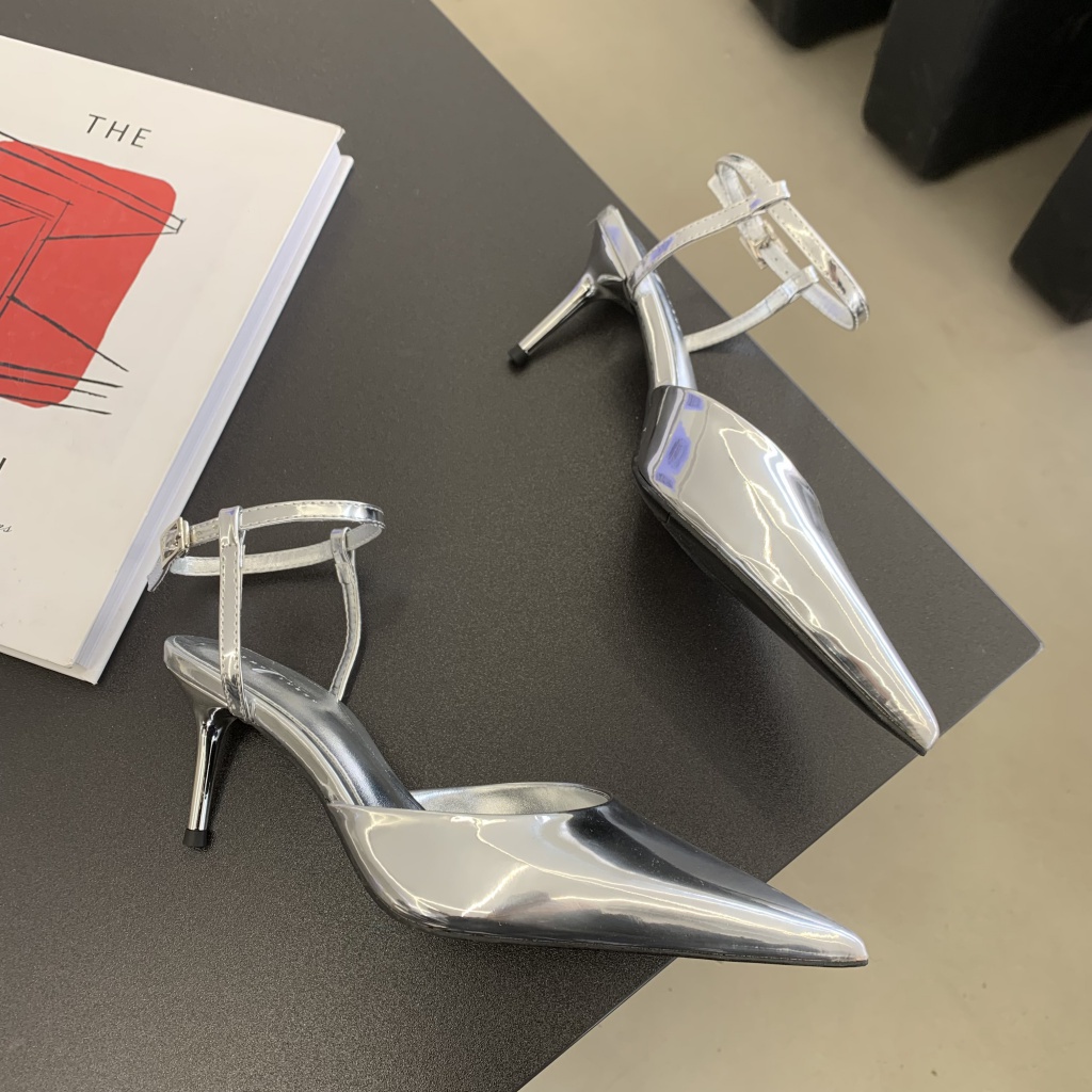 Sandal Cao Gót Mũi Nhọn Thiết Kế Mới Thời Trang Mùa Xuân Hè 2023 Dành Cho Nữ