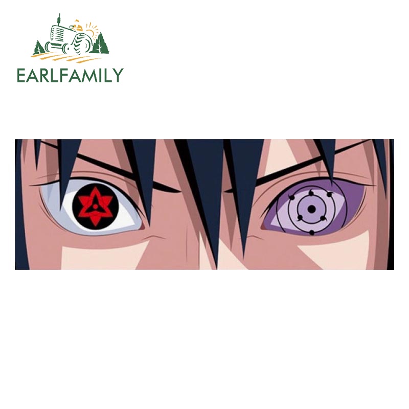 Đề Can vinyl Dán Xe Hơi / Xe Máy sharingan ninja anime 13cm Chống Thấm Nước