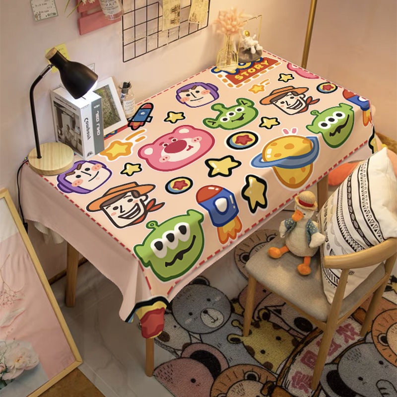 Khăn Trải Bàn In Họa Tiết Hoạt Hình Disney Đáng Yêu Trang Trí Phòng Bé Gái