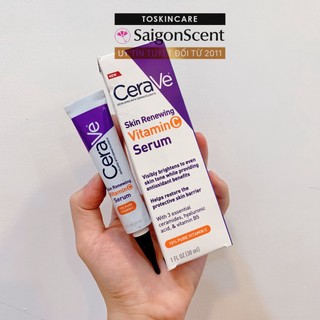Tinh chất sáng da mờ thâm CeraVe Skin Renewing 10% Vitamin C ( 30mL )