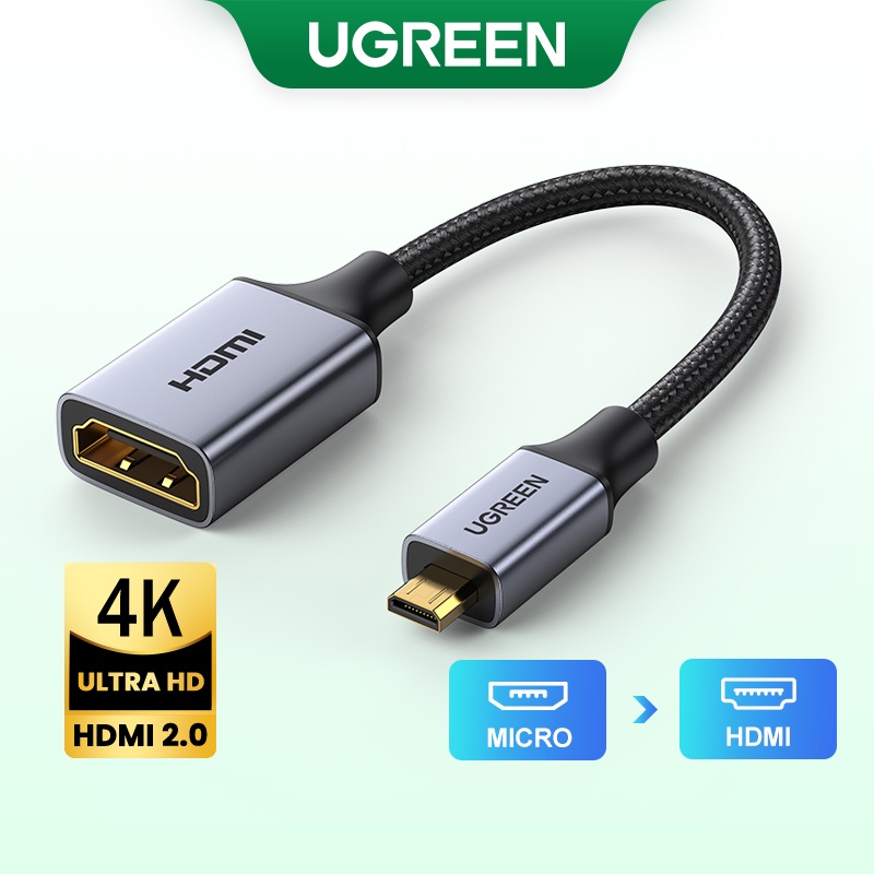 Cáp chuyển đổi cổng micro HDMI dài 0.25m UGREEN