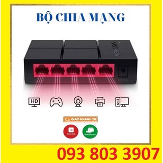 Bộ chia mạng switch cổng lan 1000mbps/1gbps mercusys - 5 cổng lan ms105g - đại lý phụ kiện mạng