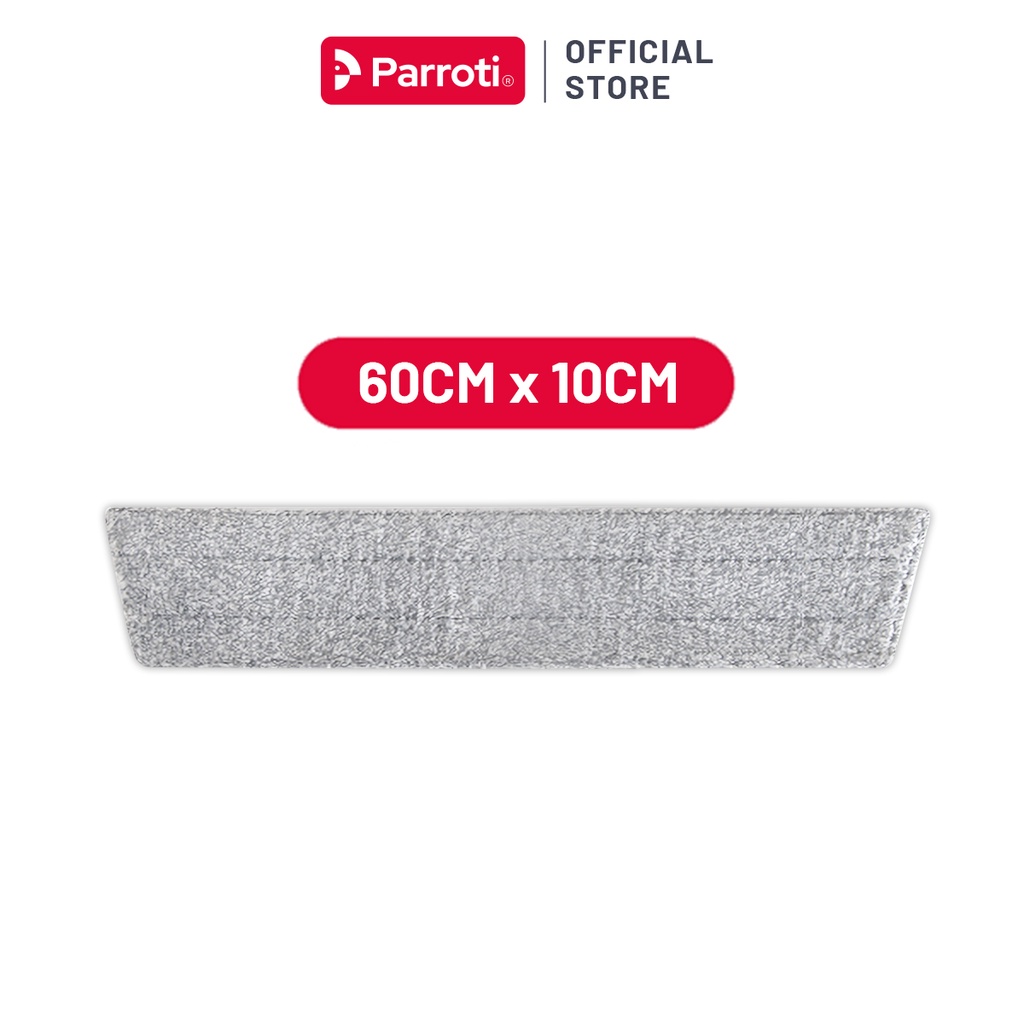 Miếng lau nhà 60x10cm MX02 (1 miếng), bông lau microfiber cao cấp - Parroti Max MX02