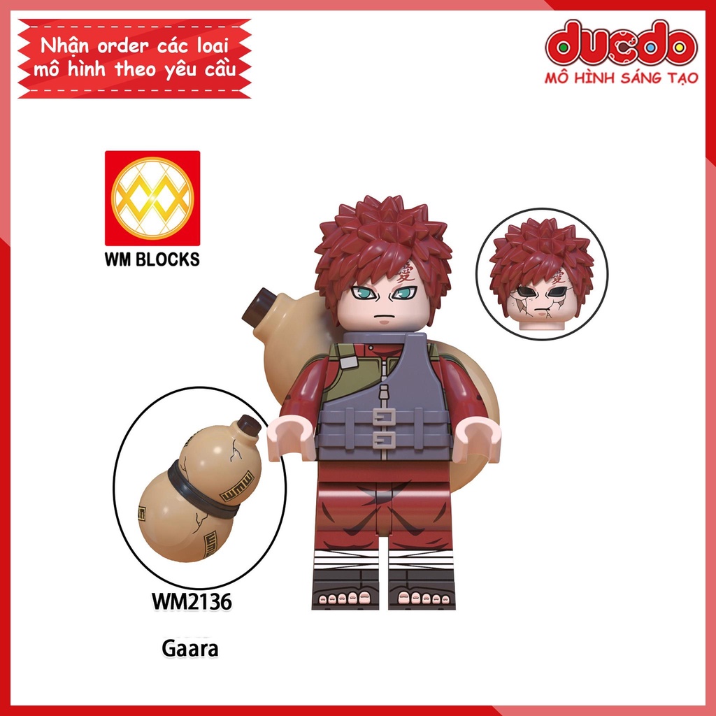 Minifigures các nhân vật trong Naruto Hokage Asuma Kurenai - Đồ chơi Lắp ghép Xếp hình Mô hình Mini WM WM6111