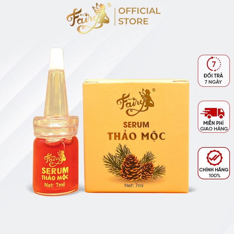 Tinh Chất Serum Thảo Mộc Ngừa Nám Fairy Mini 7ml Chiết Xuất Từ Thông Đỏ Làm Sáng Da Hiệu Quả