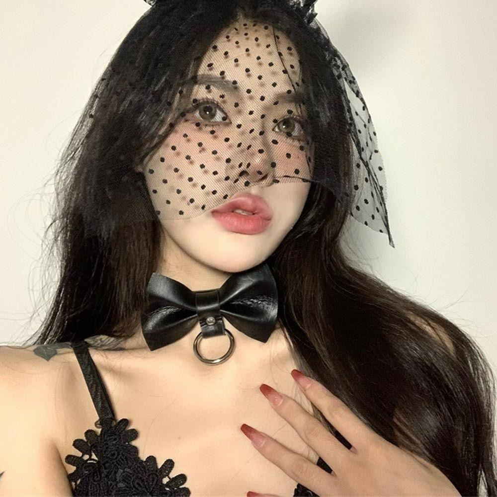 Vòng Cổ Choker Bằng Da PU Đơn Giản Thời Trang Dành Cho Nữ