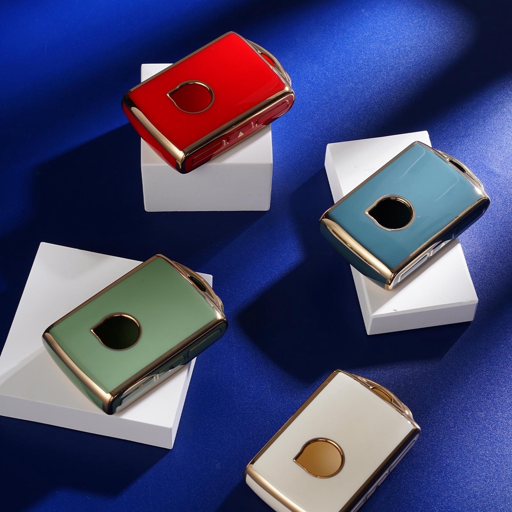 Bao Da, Vỏ Bảo Vệ, Ốp Chìa Khóa, Bọc Chìa Khóa Cao Cấp Dùng Cho Xe Ô Tô Volvo XC90, XC60, XC40, V90, S90, S60