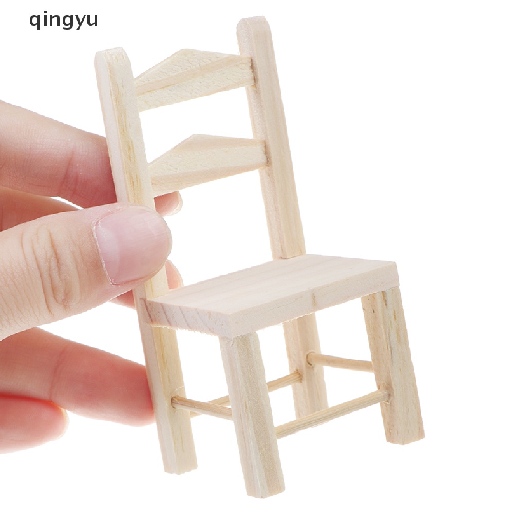 Mô Hình Ghế Mini Trang Trí Nhà Búp Bê Tỉ Lệ 1: 12 Kẹp Tóc PLI PLI Chất Lượng Cao