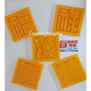 Khuôn Nhận Xôi TH - 12 CM -Phúc - Lộc - Thọ - Hoa Hồng - Song Hỷ -VT