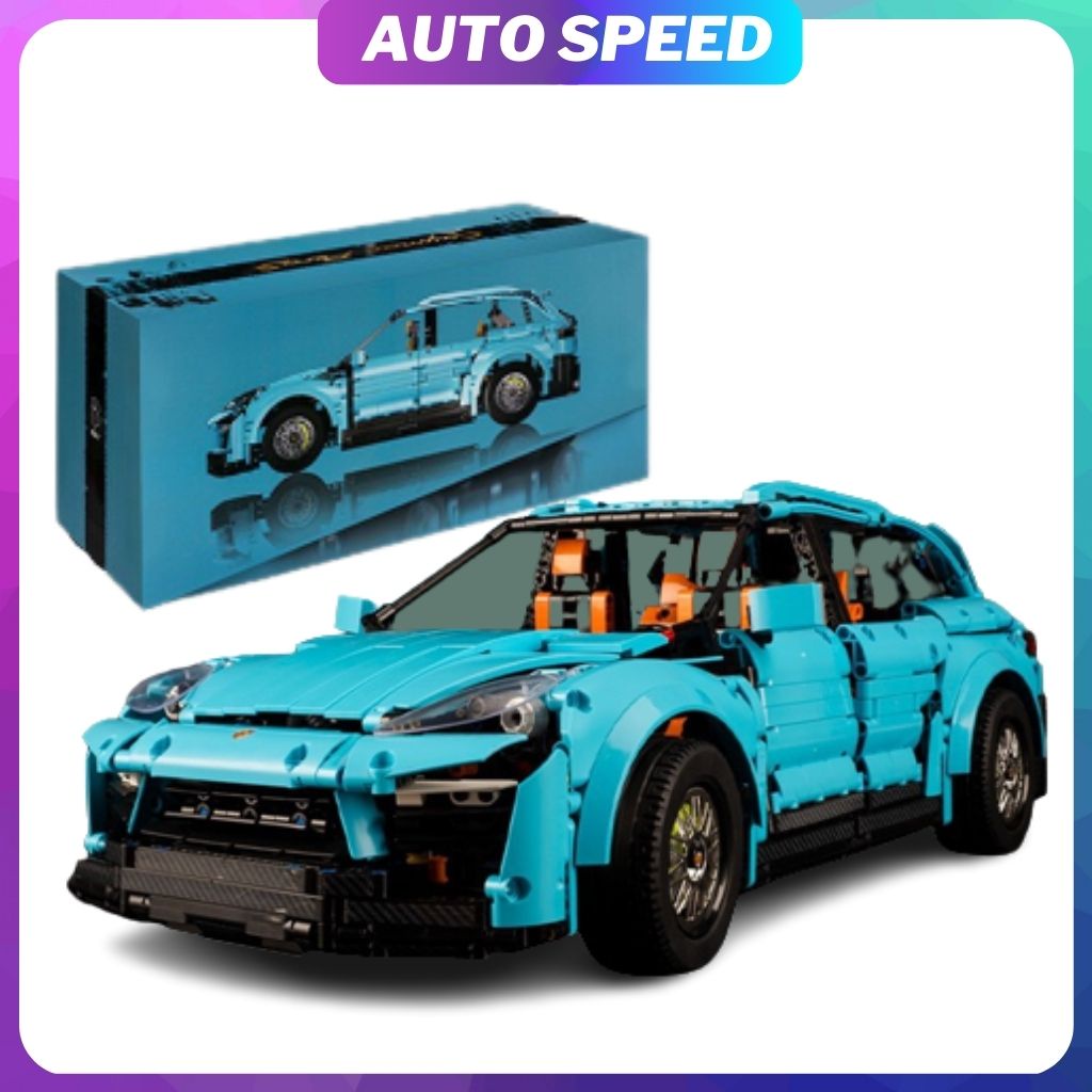Mô hình lắp ráp xe technic porsche cayene nonlego , đồ chơi lắp ráp siêu xe posche cayman autospeed