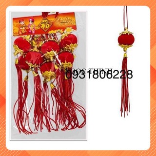 ĐỒ TREO TẾT DÂY ĐỒNG ĐÈN 1 BỊCH 10 DÂY