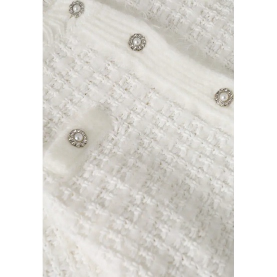 Áo cardigan trắng MANGO AUTH new tag S