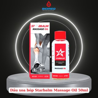 Dầu xoa bóp Starbalm Massage Oil 50ml dầu nóng xoa bóp mát xa cơ bắp nhức mỏi vùng vai gáy cổ chân tay