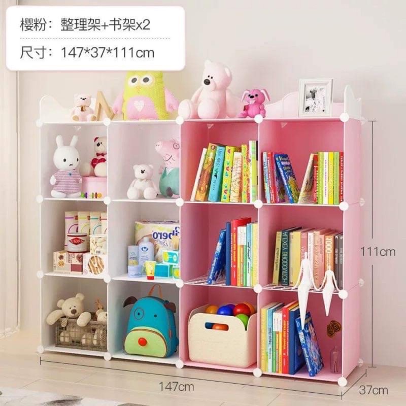 Kệ Nhựa Lắp Ghép Để Đồ: Túi Xách, Đồ chơi, Gấu Bông, Đồ Gia Dụng, Kệ Giá Sách Đa Năng