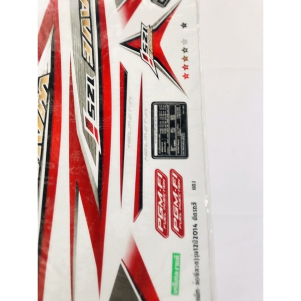 Tem Wave i 125 - 2014 Trắng Thái