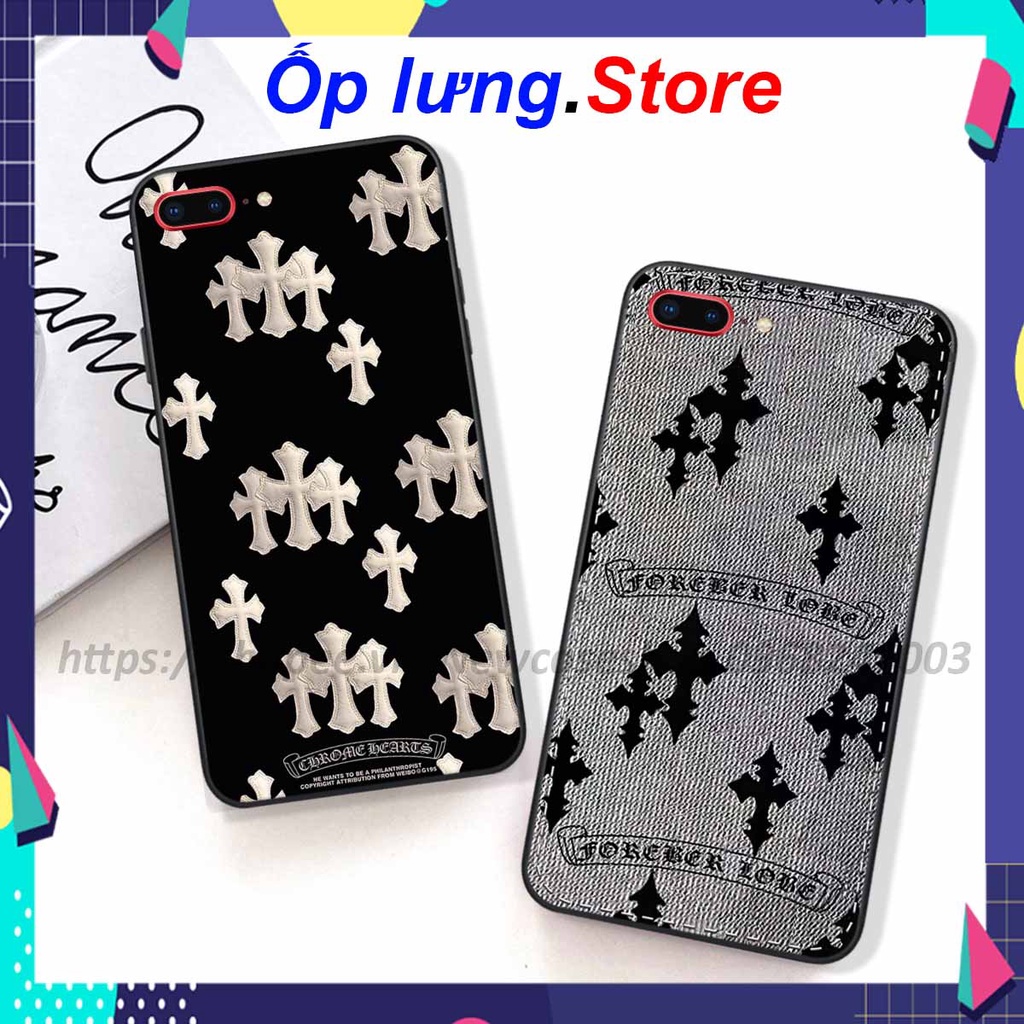 Ốp TPU Viền vuông Iphone 7 / 8 / 7 Plus / 8 Plus in hình họa tiết thời trang Âu Mỹ