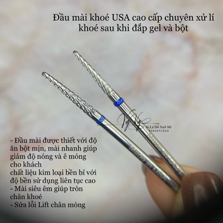 Đầu mài khoé USA cao cấp chuyên xử lí khoé sau khi đắp gel và bột