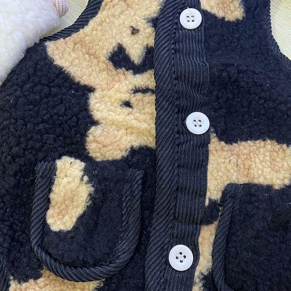 Áo Len Mềm Mại Không Tay Dành Cho Thú Cưng Cỡ Nhỏ Và Vừa