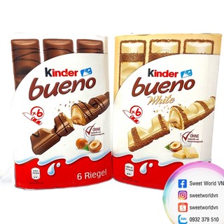 Socola nhân hạt dẻ Kinder Bueno - Pháp
