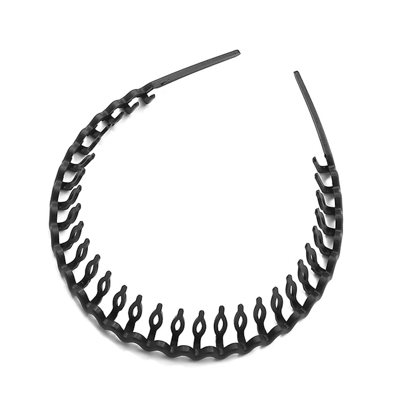 Băng Đô Cài Tóc Gợn Sóng Kèm Răng Lược Rửa Mặt JP5