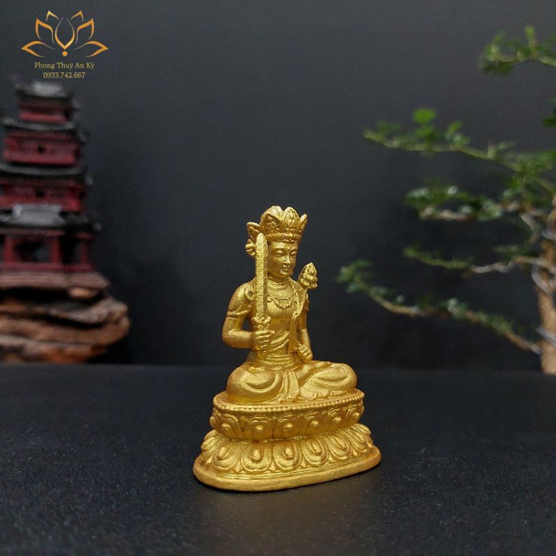 Tượng Đồng Ngài Hư Không Tạng Mật Tông Phong thủy An Kỳ