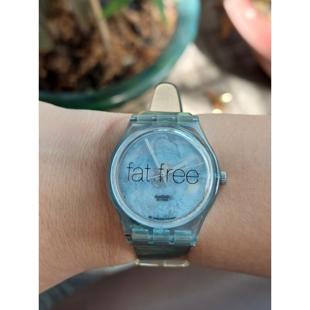 Đồng hồ nữ Swatch mặt tuyết chạy pin hàng Si