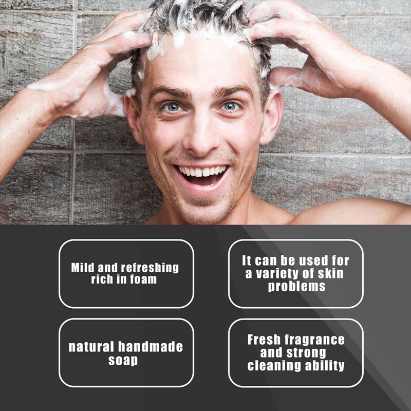 Xà Phòng Nuserw Cologne Kiểm Soát Dầu Dịu Nhẹ Cho Nam