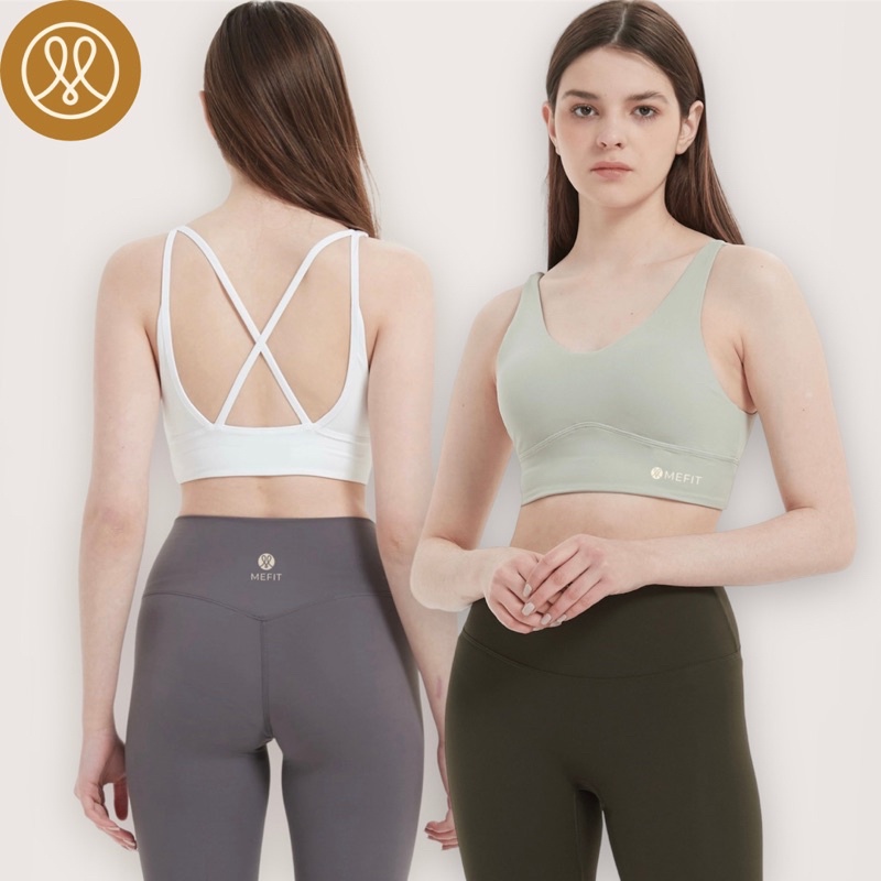 (4 màu) Áo tập yoga gym thể thao MEFIT Cross bra
