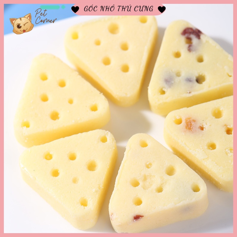 Phô mai siêu thơm ngon, béo ngậy, giàu dinh dưỡng cho chó mèo, chuột hamster