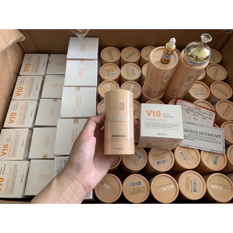 KEM V10 SKINAZ HÀNG CÔNG TY + QUÀ TẶNG