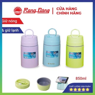 Hộp đựng thức ăn, đựng cơm, hộp đựng cháo giữ nhiệt, 850ml rạng đông, model: rd 0850 n1.t, giữ nóng và lạnh