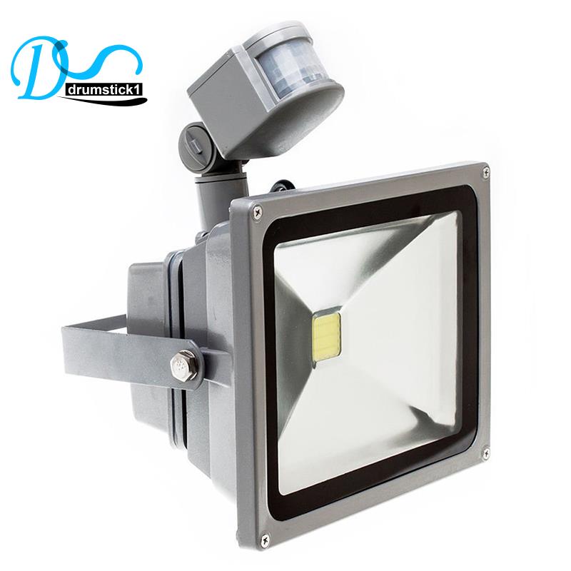 Đèn Pha LED Chiếu Sáng Ánh Sáng Trắng Ấm Áp Với Cảm Biến Chuyển Động PIR (10 Watts)
